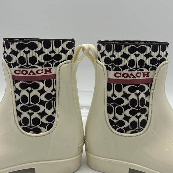 Coach Rivington Rain Bootie Chalk - Picture 6 of 12
